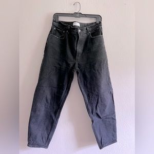 Abercrombie high rise mom jean